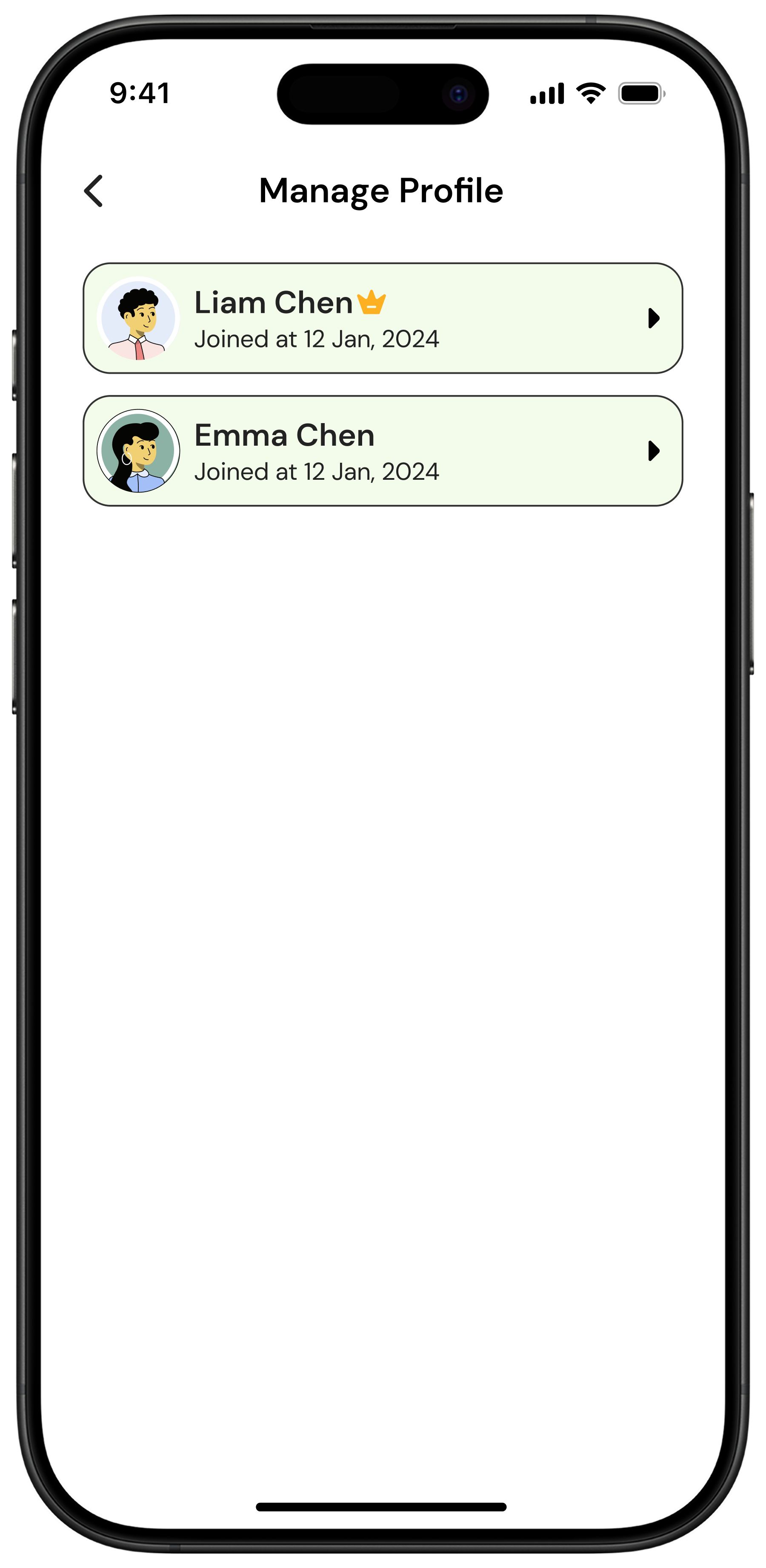 Balance App User Profile